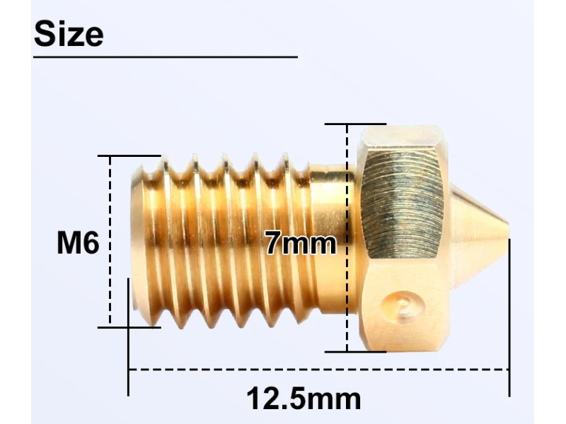 Boquilla de laton V6 Trianglelab