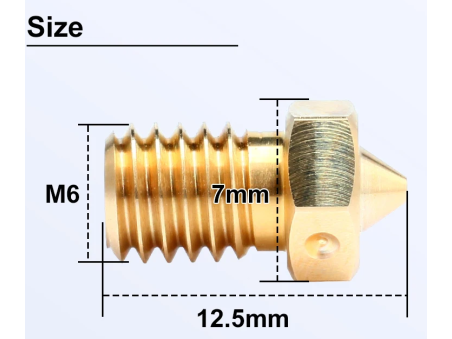Boquilla de laton V6 Trianglelab