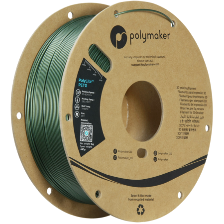 Polymaker PolyLite PETG – Filamento PETG fuerte y fiable