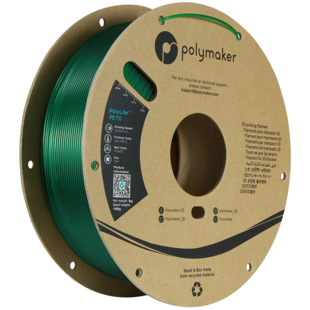 Polymaker PolyLite PETG – Filamento PETG fuerte y fiable