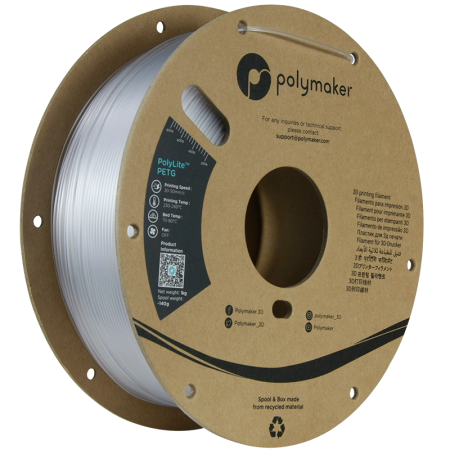 Polymaker PolyLite PETG – Filamento PETG fuerte y fiable