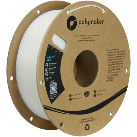 Polymaker PolyLite ABS – Filamento ABS preciso y resistente