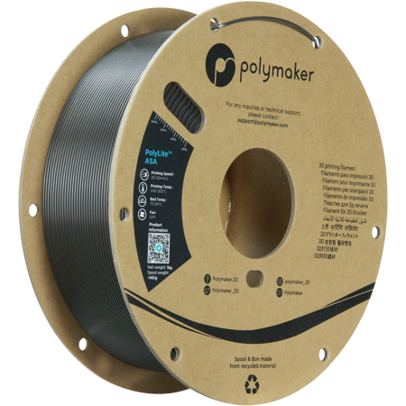 Polymaker PolyLite ASA – Filamento ASA resistente a exteriores