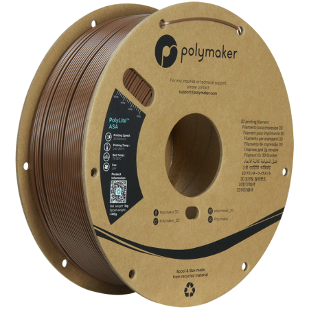 Polymaker PolyLite ASA – Filamento ASA resistente a exteriores