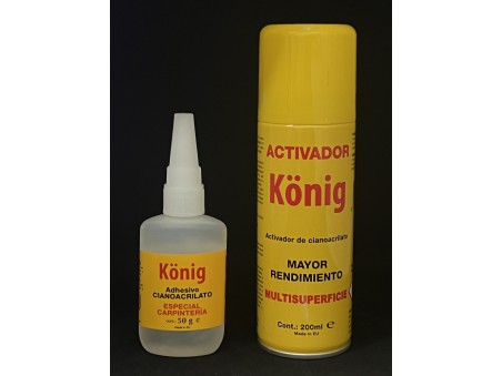 Adhesivo de Cianocrilato + Activador König
